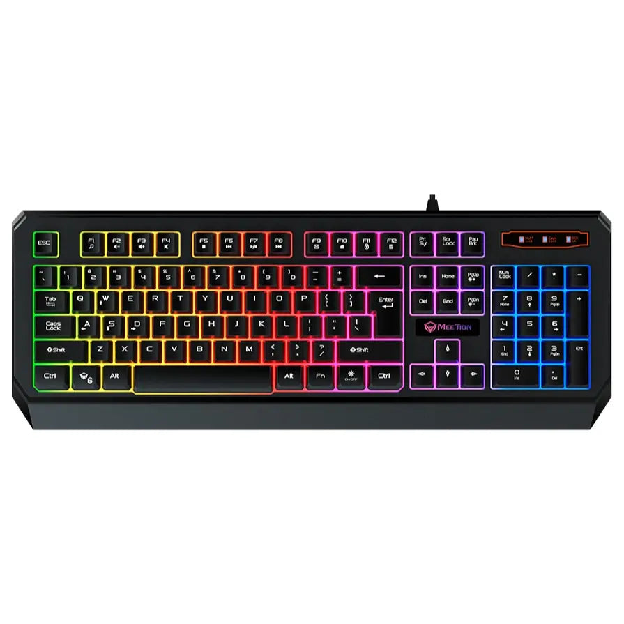 Meetion K9320 Waterproof Backlit Wired Gaming Keyboard Black