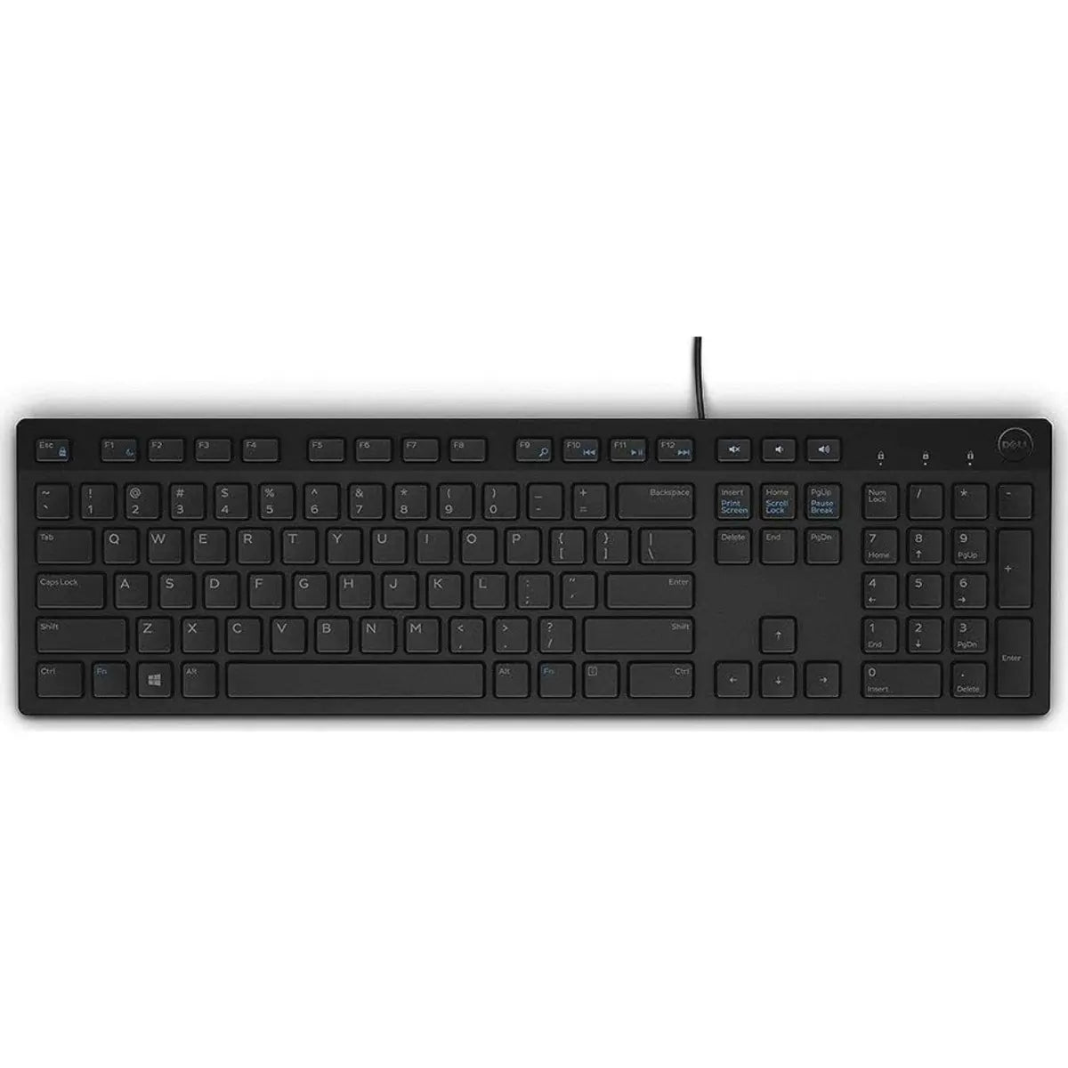 Dell Wired Keyboard KB216 USB Chiclet Black